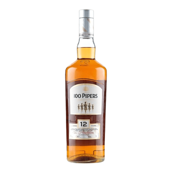 100 Pipers 12 Years Old Blended Scotch Whisky