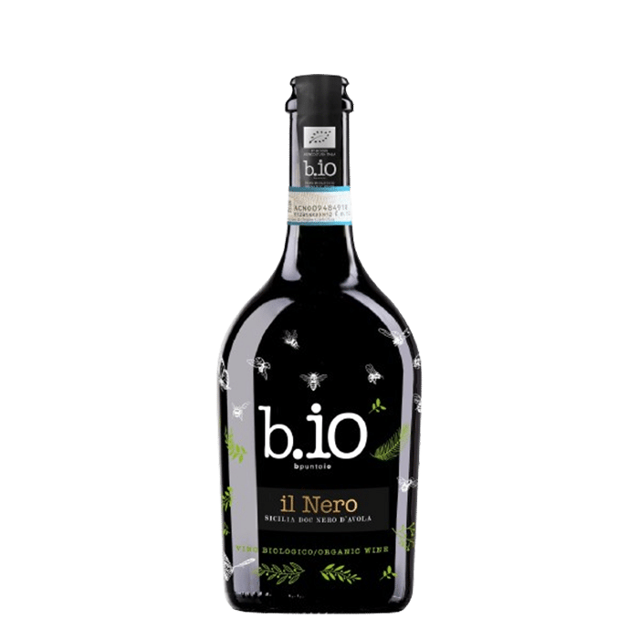 B.io Bpuntoio Il Nero Sicilia DOC Nero D’avola Bio