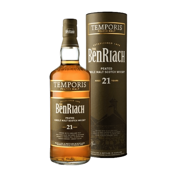 The Benriach Temporis 21 Years Old Peated Single Malt Scotch Whiskey