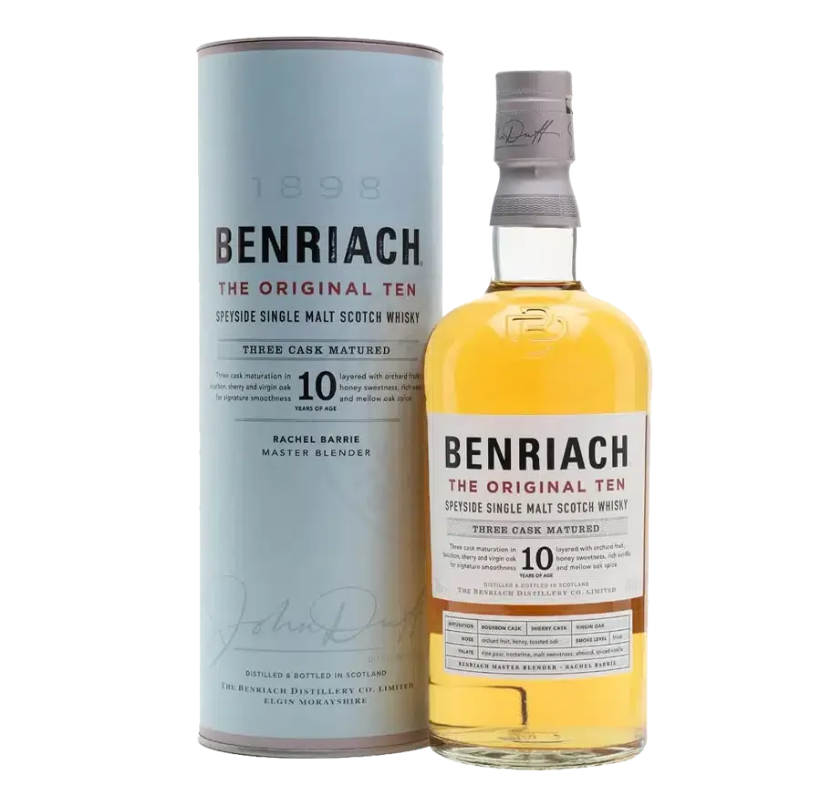 Benriach The Original Ten 10 Years Old Single Malt Scotch Whiskey