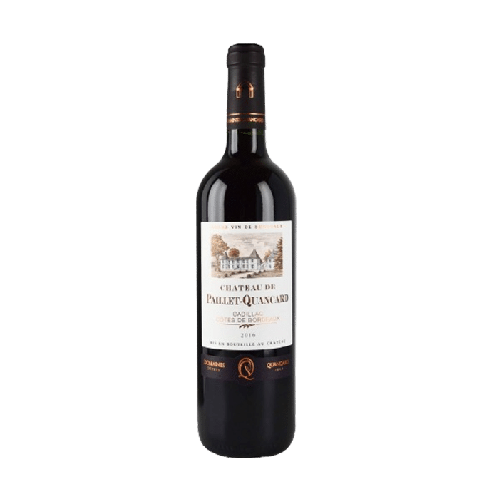 Chateau De Pailletquancard Cadillaccotes De Bordeaux 2016