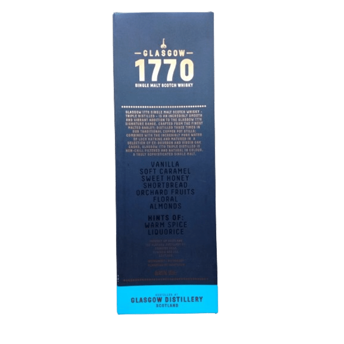 Glasgow 1770 Triple Distilled Single Malt