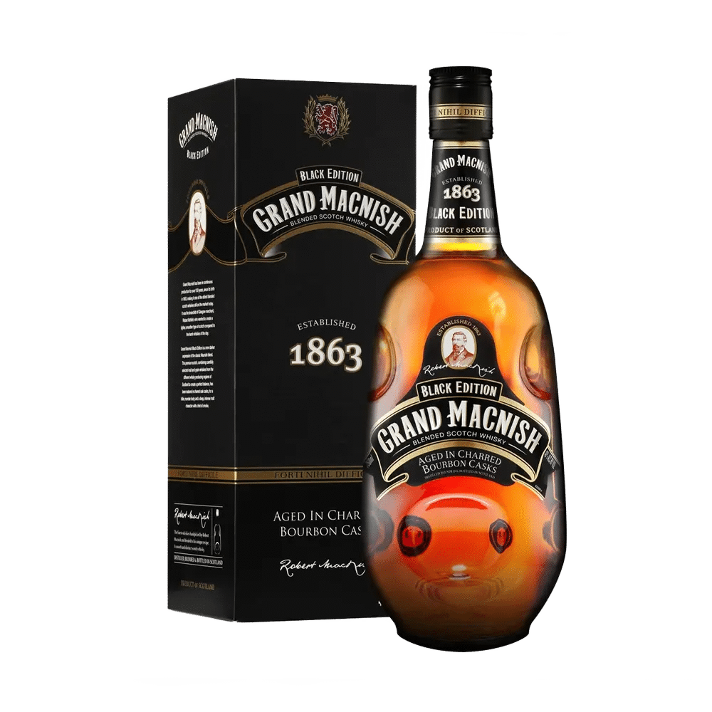 Grand Macnish Blended Scotch Whisky Black Edition