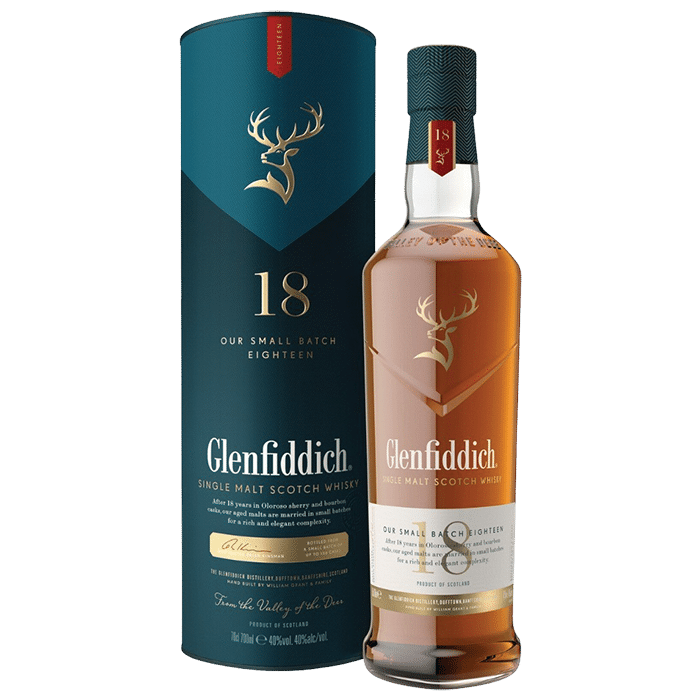 Glenfiddich 18 Year Old Single Malt Scotch Whisky