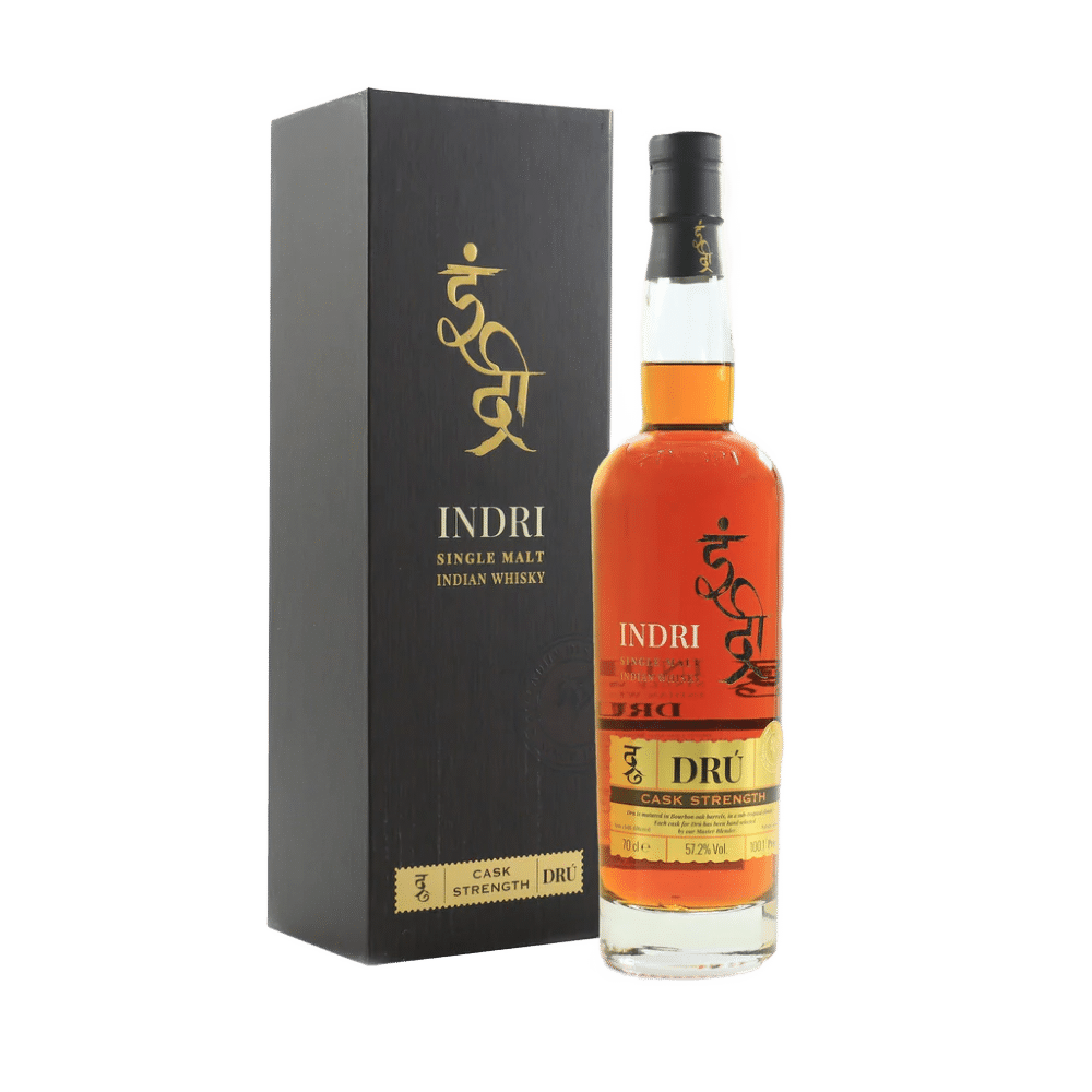 Indri Dru Cask Strength Single Malt Indian Whisky