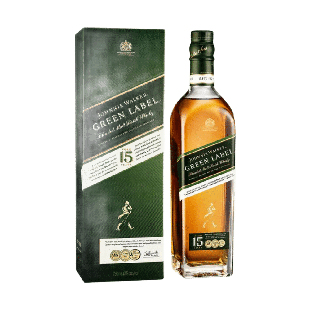 Johnnie Walker Green Label 15 Years Old Blended Scotch Whisky