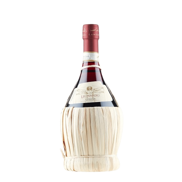 Leonardo Chianti Straw Flask