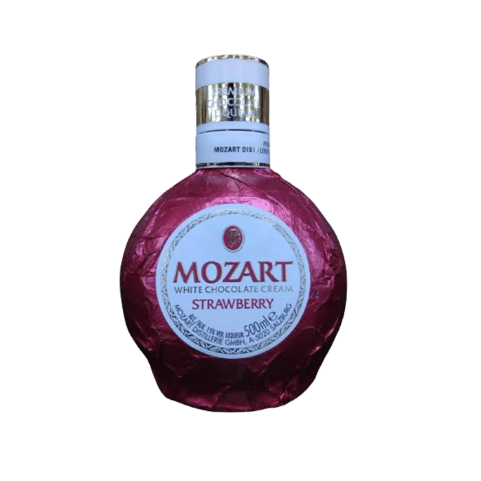 Mozart White Chocolate Strawberry Cream Liqueur
