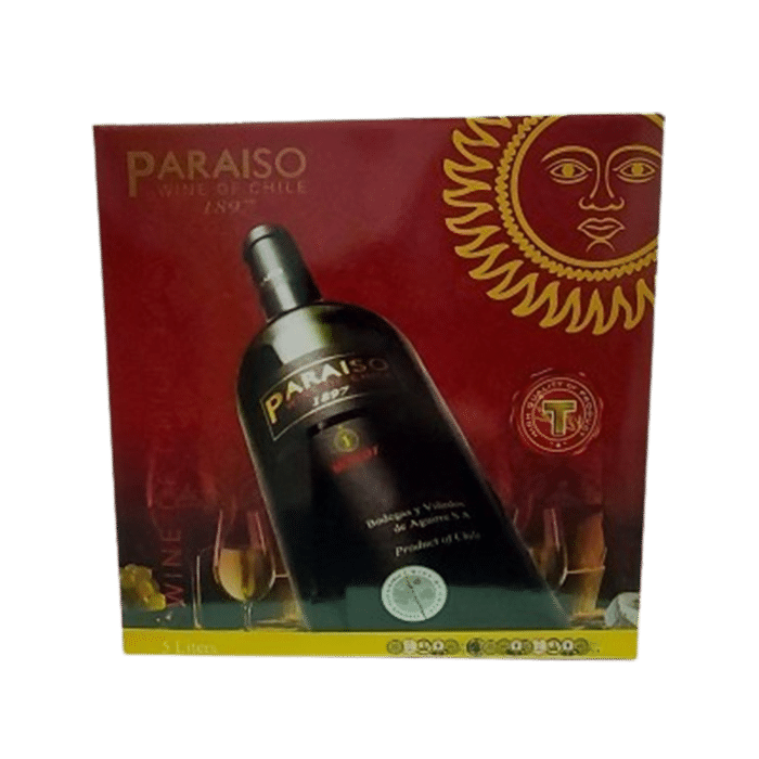 Paraiso Merlot Bag In Box 12.5% S