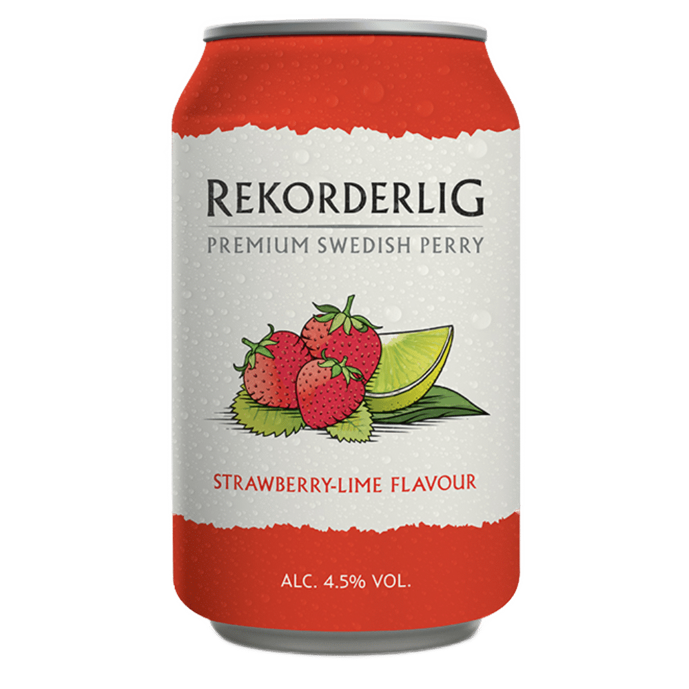 Rekorderlig Strawberry-lime Cider Cans