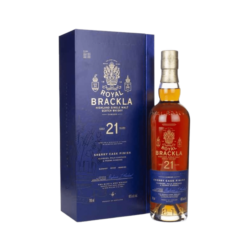 Royal Brackla 21 Years Old Single Malt Scotch Whisky Sherry Cask Finish