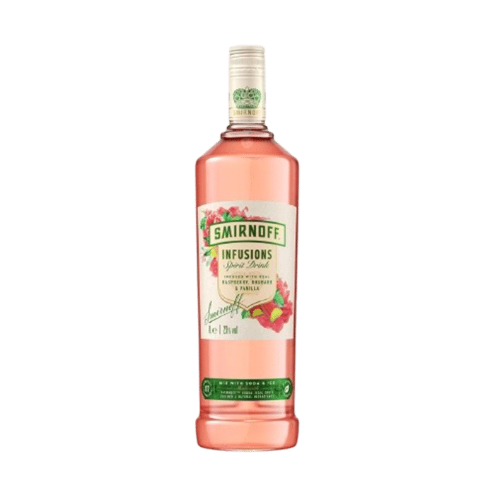Smirnoff Infusions Raspberry Rhubarb & Vanilla Vodka