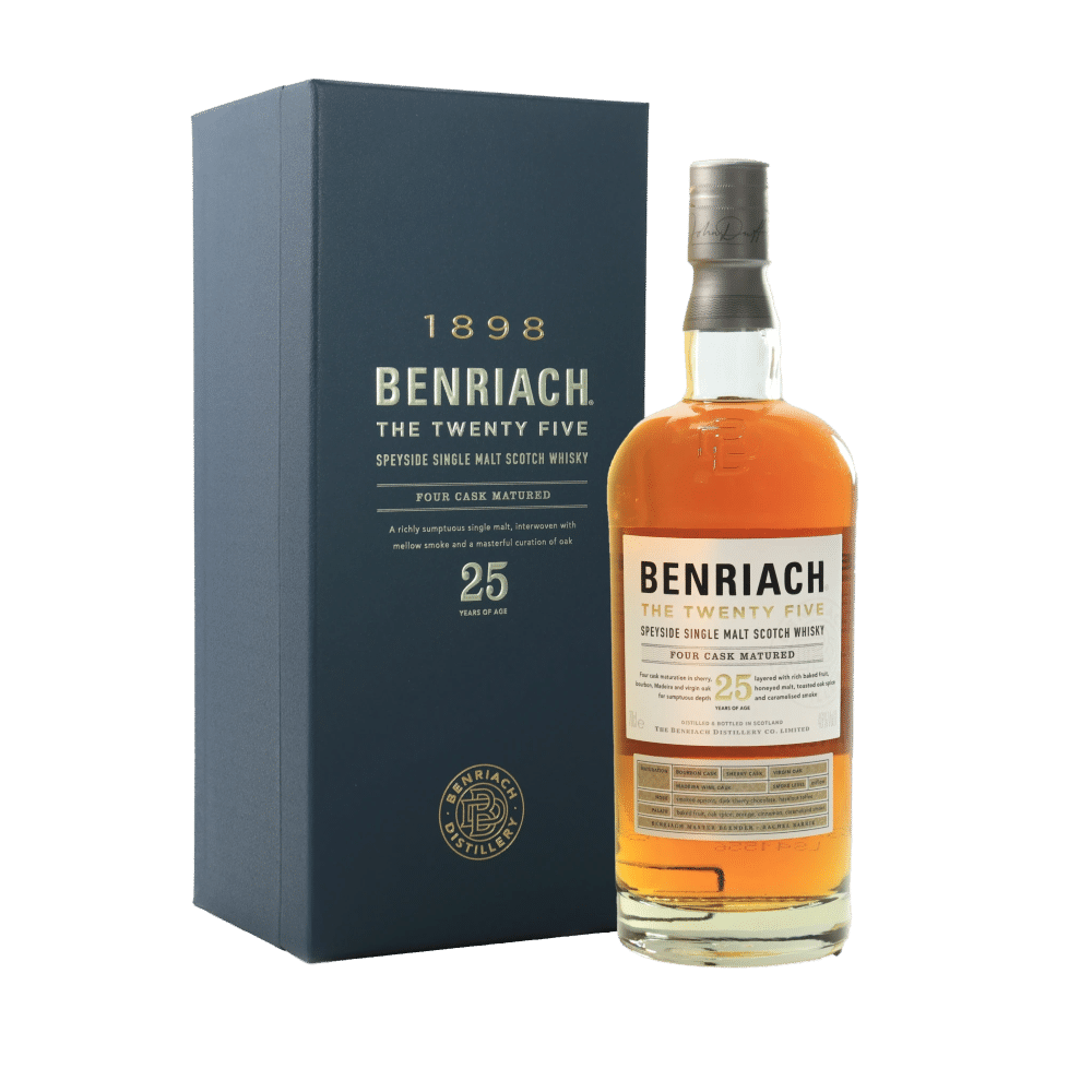 The Benriach 25 Years Old Single Malt Scotch Whisky
