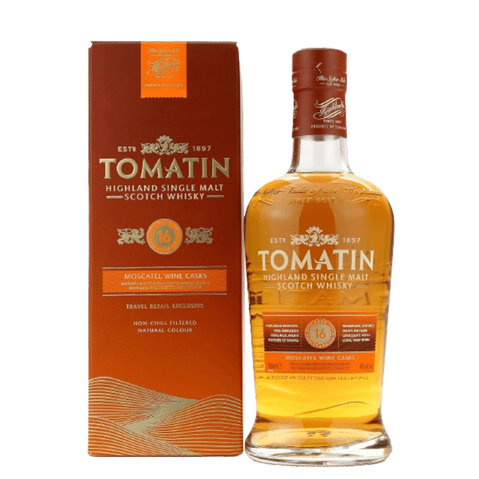 Tomatin 16 Year Old Moscatel Wine Finish Single Malt Whisky