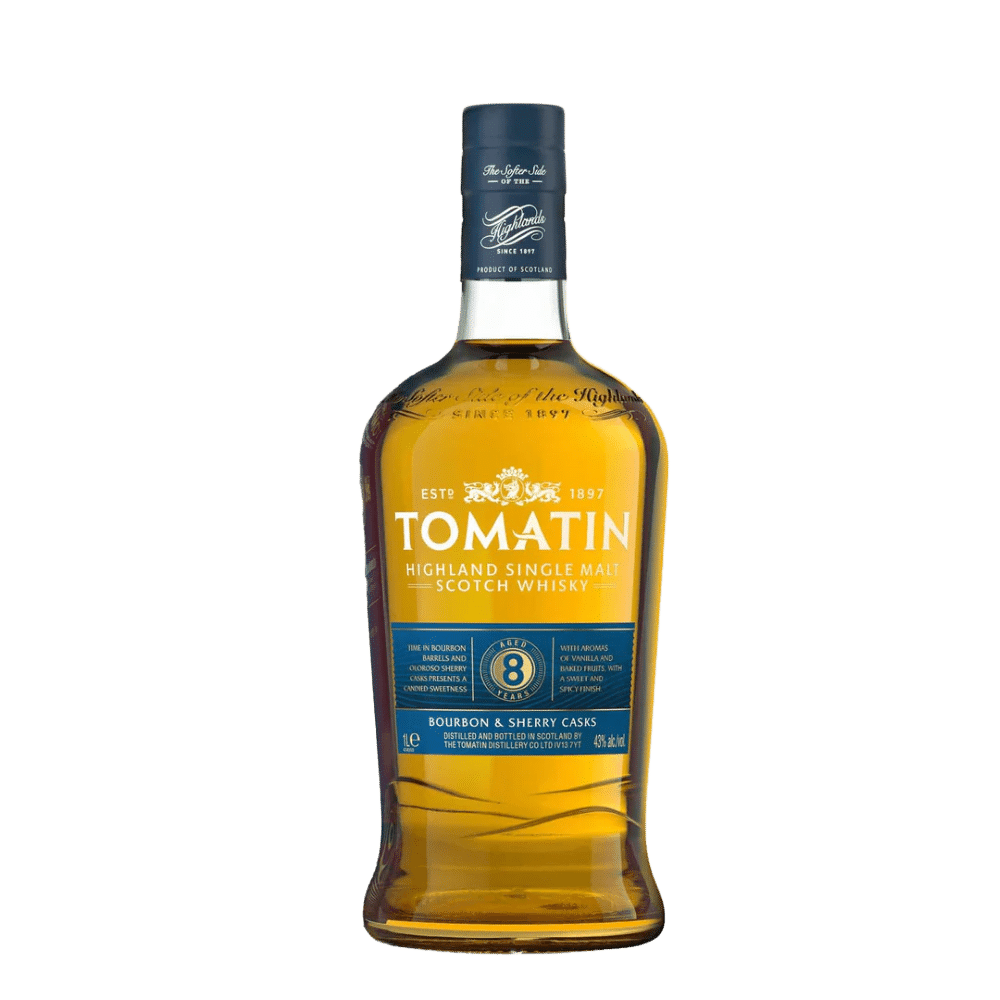Tomatin 8 Years Old Single Malt Whisky Bourbon & Sherry Cask