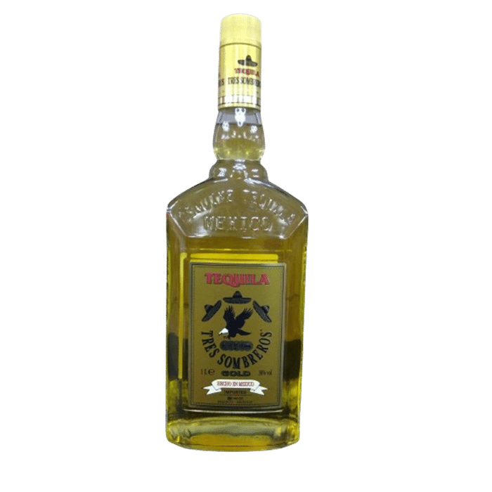 Tres Somberos Tequila Gold