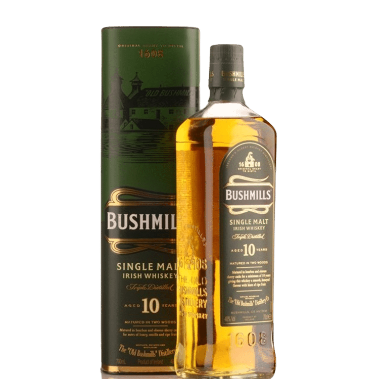 Bushmills 10 Years Old Single Malt Irish Whisky